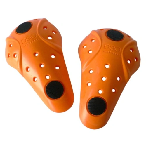 Chrániče kolen d3o se suchým zipem, uni, oranžové kolena