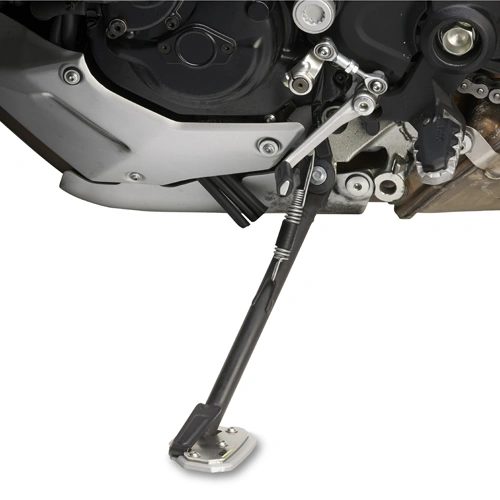ES7411 rozšíření bočního stojánku Ducati Multistrada 1260 (18-20), stříbné hliníkové