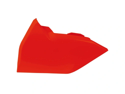 Boční kryt vzduchového filtru levý KTM, RTECH (neon oranžový)