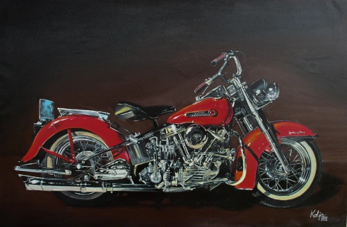 Obraz Harley Davidson (plátno 120x80 cm)
