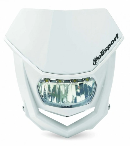 Maska se světlem POLISPORT HALO LED bílá