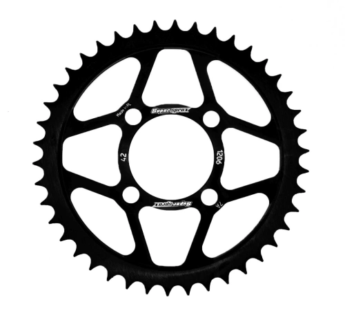 Řetězová rozeta SUPERSPROX RFE-1206:42-BLK černý 42 zubů, 428