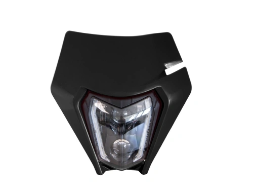 Přední maska vč. LED světla KTM, RTECH (černá)