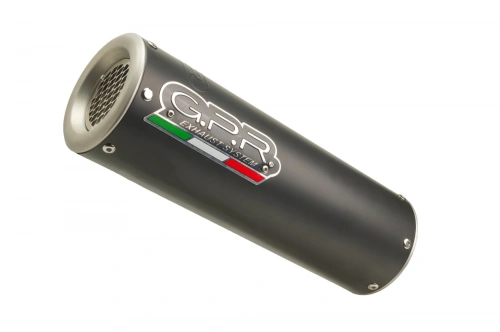 Slip-on exhaust GPR M3 H.161.M3.BT Matte Black including removable db killer and link pipe