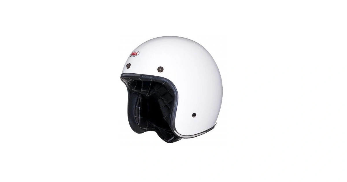 Bell casco vintage jet custom 500 solid - vintage white