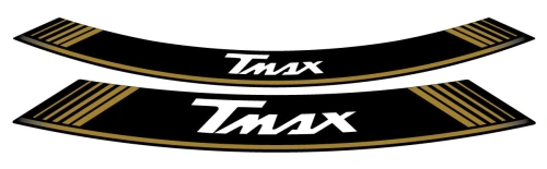 Linka na ráfek PUIG T-MAX 5532O zlatá linky na ráfek - sada 8ks
