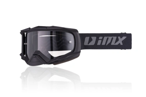IMX Racing Dust Black Matt brýle s Dark Smoke + čirým sklem