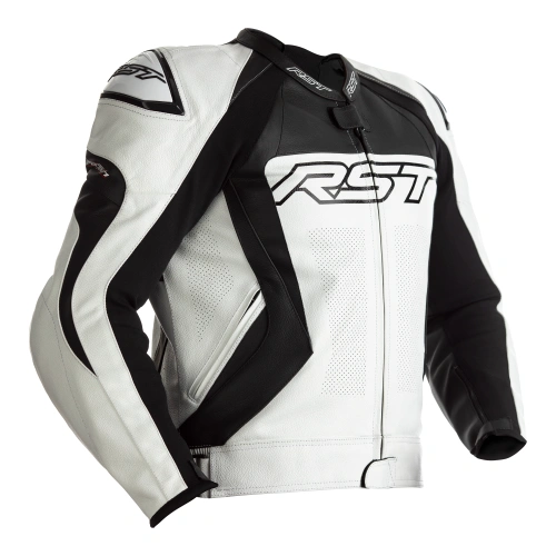 RST 2357 Tractech Evo 4 CE Mens Leather Jacket W.BLK