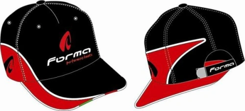 Kšiltovka FORMA cap černo/červená