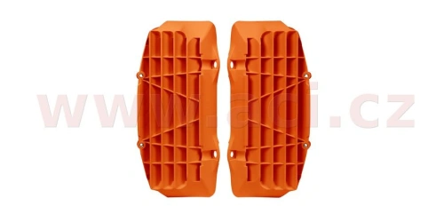 Žaluzie chladiče KTM, RTECH (oranžové, pár)