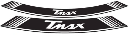 Linka na ráfek PUIG T-MAX 5532B bílá linky na ráfek - sada 8ks