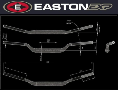 Řídítka EASTON EXP EXP M 72 57