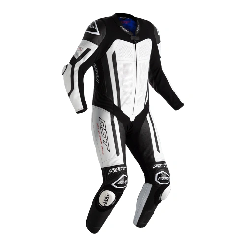 RST 2520 Pro Series Airbag CE Mens Leather Suit WHI