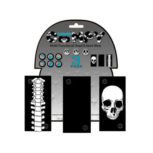 Nákrčníky Comfy Skeleton, OXFORD (sada 3 ks)