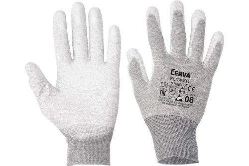 Flicker rukavice antistatické (jeden pár)