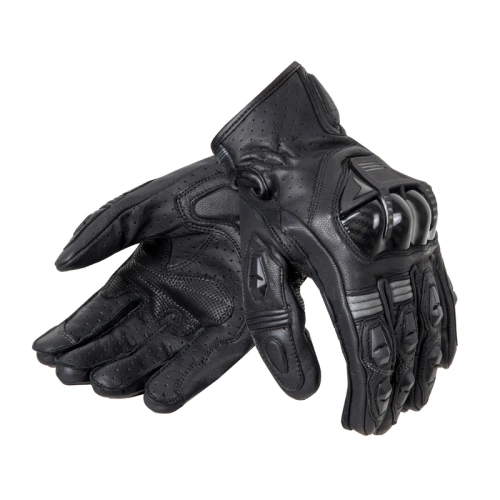 Kožené rukavice OZONE RS600 SHORT BLACK/GREY S