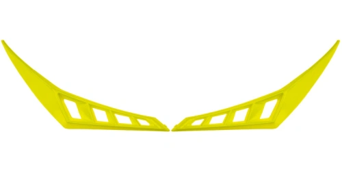 Zadní kryty vrchní ventilace pro přilby Cross Pro 2, CASSIDA (žlutá fluo)