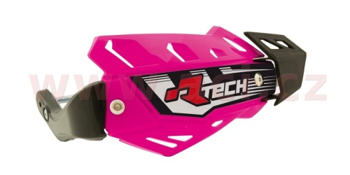 Kryty páček FLX ATV, RTECH (neon růžové, 4 varianty v 1, vč. montážní sady)