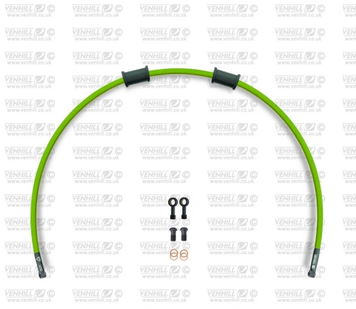 Hadice zadní brzdy Venhill POWERHOSEPLUS APR-0001RB-GR (1 hadice v sadě) zelené hadice, černé koncovky