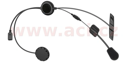 Bluetooth handsfree headset 3S pro skútry pro integrální přilby (dosah 0,2 km) včetně pevného mikrofonu, SENA