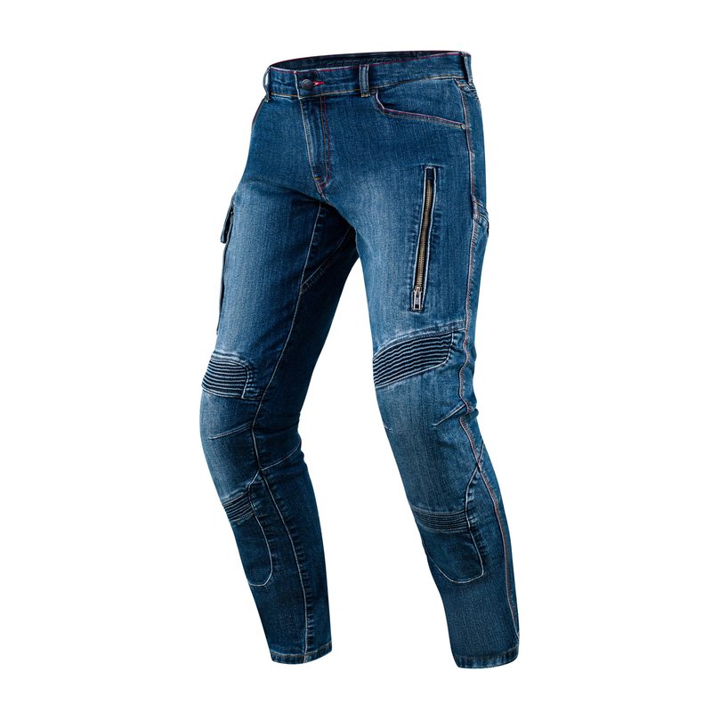 RebelHorn Kevlarové džíny VANDAL DENIM WASHED BLUE W32L32