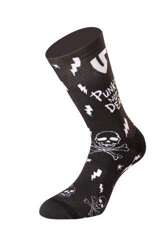 Ponožky PUNK'S NOT DEAD UNDERSHIELD (černá)