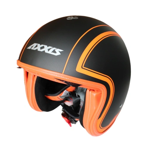 Otevřená helma AXXIS HORNET SV ABS royal a4 oranžová matná