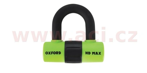 Zámek U profil HD Max, OXFORD (zelený/černý, průměr čepu 14 mm)
