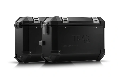 TRAX ION sada kufrů, černá, 45/37 l - výběr dle motorky