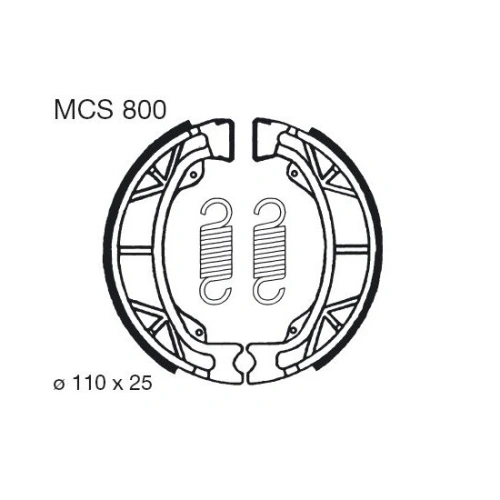 Brzdové čelisti LUCAS MCS 800