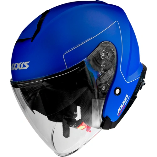Otevřená helma AXXIS MIRAGE SV ABS solid a7 matná modrá