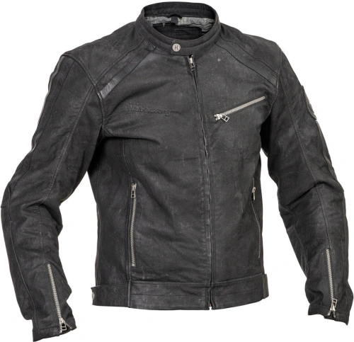 Halvarssons Leather Jacket Sandtorp Black