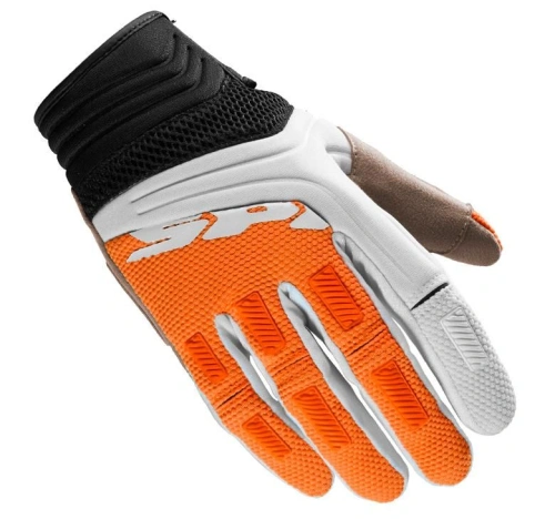 Spidi rukavice Mega-x bílé/oranžové M