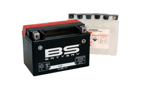 Bezúdržbová motocyklová baterie BS-BATTERY BTX12-BS (YTX12-BS)