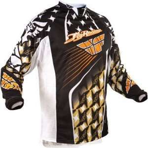 FLY RACING Kinetic Jersey white/gold