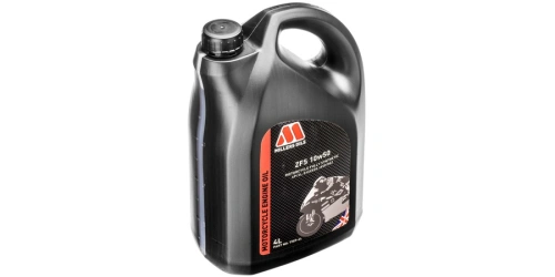 Millers Oils ZFS 10w50, plně syntetický olej pro vysoce výkonné 4-taktní motocyklové motory, 4 L