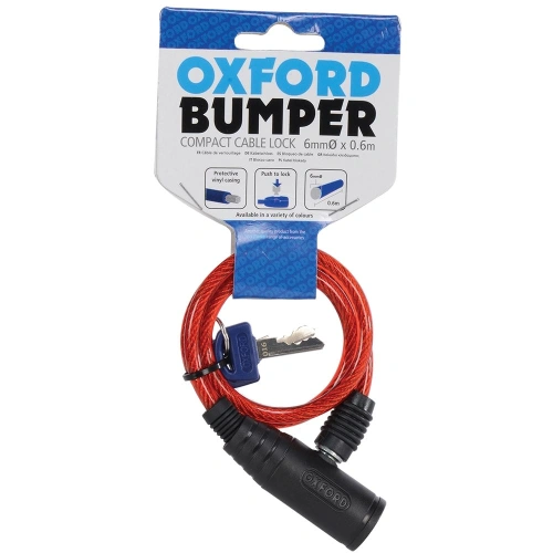 Lanový zámek na motocykl Bumper Cable Lock, OXFORD
