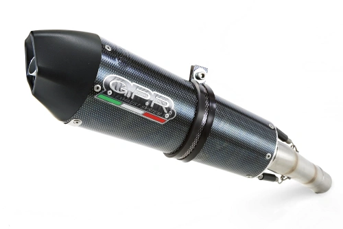 Slip-on exhaust GPR GPE ANN. H.161.GPAN.PO Carbon look including removable db killer and link pipe