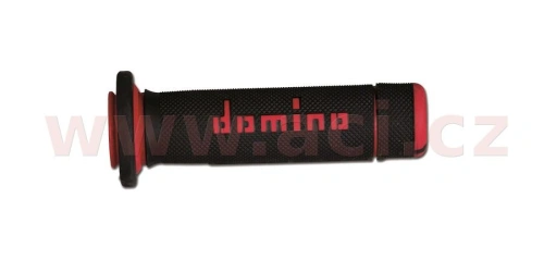 Gripy A180 (ATV) délka 118 + 125 mm, DOMINO (černo-červené)