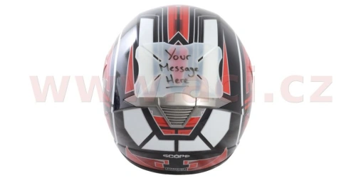 Protektor laku přilby Helmet Bumper Message, OXFORD (možnost napsání vlastního textu)