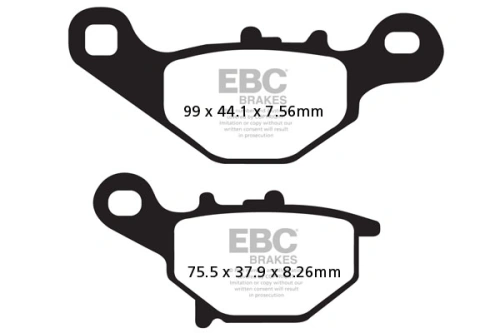 Brzdové destičky EBC FA230R