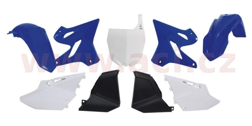 Sada plastů Yamaha - RESTYLING KIT pro YZ 125/250 02-21, RTECH (modro-bílo-černá, 6 dílů)