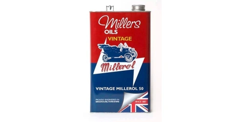 MILLERS OILS Vintage Millerol M50 - jednorozsahový olej bez čistidel a rozpouštěděl pro motory a převodovky 5 l