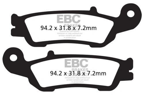 Brzdové destičky EBC EPFA450HH