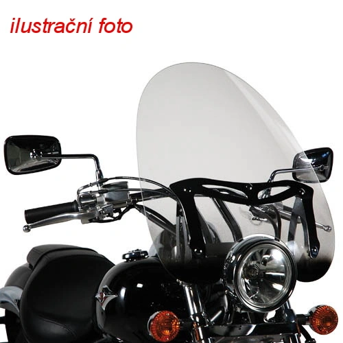 AS113A2 montážní sada Honda VT 1100 Shadow pro plexi A14 nebo A12N, chromovaná