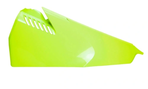 Boční kryt vzduchového filtru levý HUSQVARNA, RTECH (neon žlutý, s průduchy)