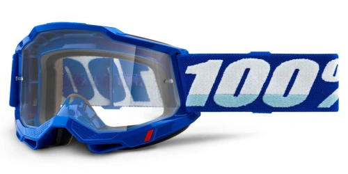 ACCURI 2, 100% OTG brýle modré, čiré plexi