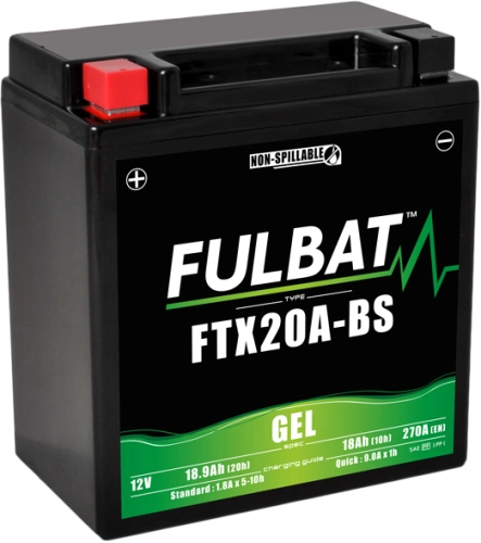 Gelová baterie FULBAT FTX20A-BS GEL