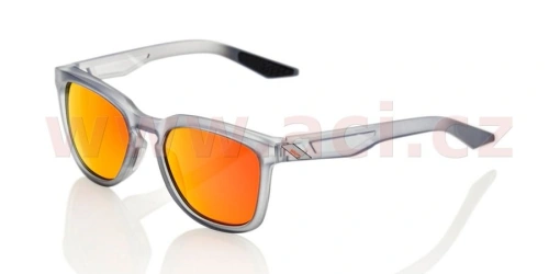 Sluneční brýle HUDSON Soft Tact Translucent, 100% (zabarvená červená skla)